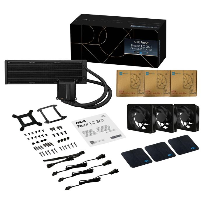 ASUS ProArt LC 360 Kit de refrigeración líquida con 3 ventiladores de 12 cm 9
