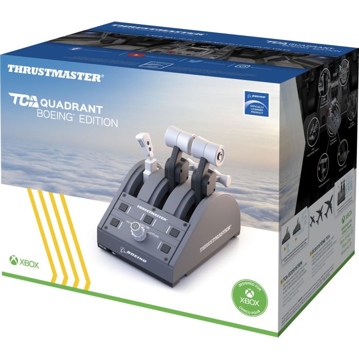 Thrustmaster TCA QUADRANT Boeing Palanca de mando para PC, Xbox Series X/S, One X - Gris, USB, 4060219 8 Thrustmaster TCA QUADRANT Boeing Palanca de mando para PC, Xbox Series X/S, One X - Gris, USB, 4060219 8
