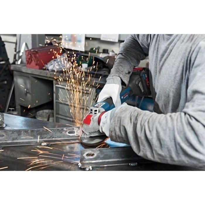 Bosch Professional GWX 18V-10 Amoladora Angular Inalámbrica X-Lock 125mm con 2 Baterías 5.0Ah, Cargador GAL 1880 y L-Boxx 1 Bosch Professional GWX 18V-10 Amoladora Angular Inalámbrica X-Lock 125mm con 2 Baterías 5.0Ah, Cargador GAL 1880 y L-Boxx 1