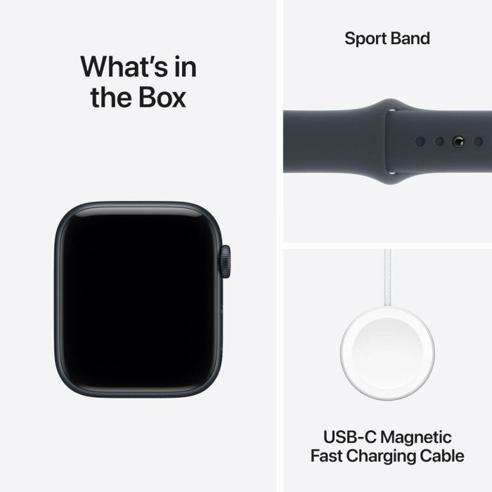 Apple Watch SE 3nd generation 44mm Aluminio Negro (Correa Deportiva Negra) M/L GPS OLED Táctil 64GB watchOS 1 Apple Watch SE 3nd generation 44mm Aluminio Negro (Correa Deportiva Negra) M/L GPS OLED Táctil 64GB watchOS 1