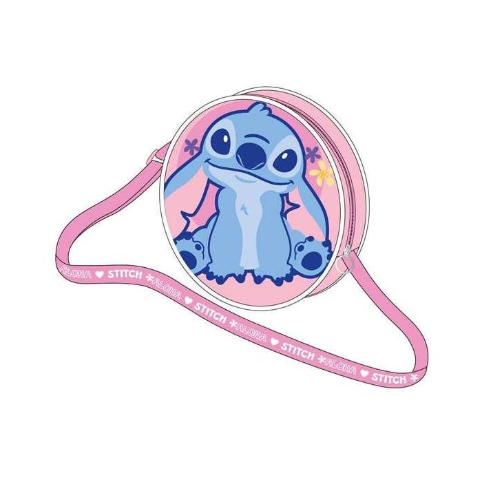 Cerdá Bolso 3D Stitch para Niñas, con Cremallera y Dimensiones 13 x 13 x 4 cm, Ideal para Niñas a partir de 3 Años
