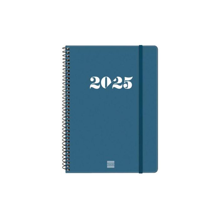 Finocam Agenda Anual My Espiral E10-155x212 mm Svh Azul 2025