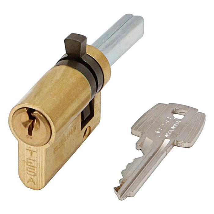 Tesa 5520 00 LT Bombillo para Puertas con Cerradura de Pomo, Acabado Latonado
