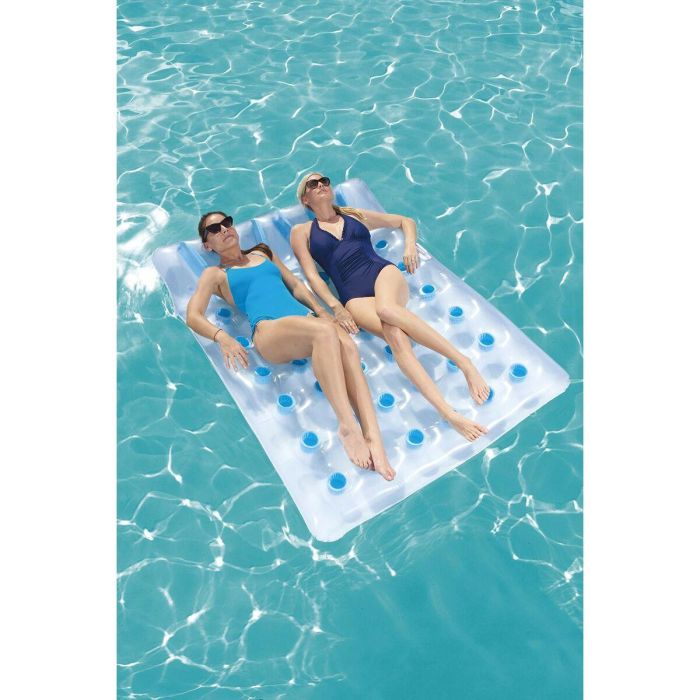 Bestway Colchoneta Doble Hinchable Vasos 193x142 cm Playa y Piscina 43055 9