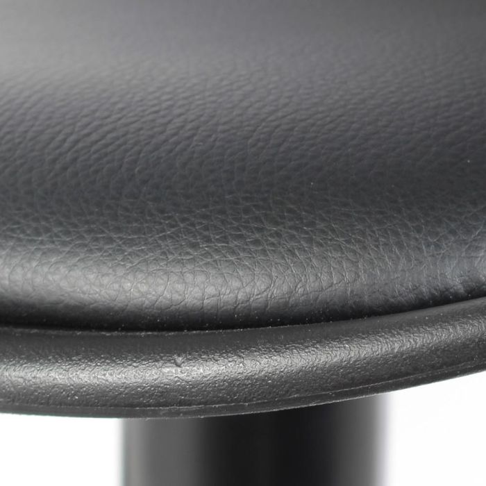 Home Deco Factory Taburete Bar Isak Negro Regulable en Altura 83-104 cm 4