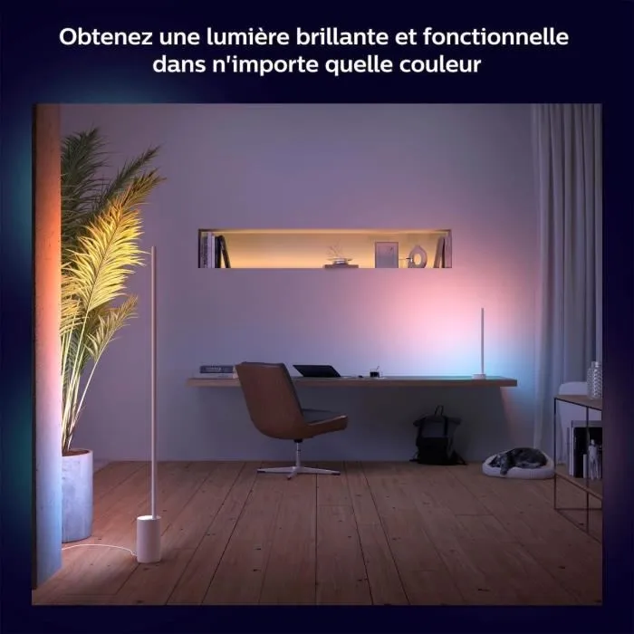 Philips Hue PHI8718696176238 Lámpara de Mesa Degradada Signe Blanco y Color Ambiance 4
