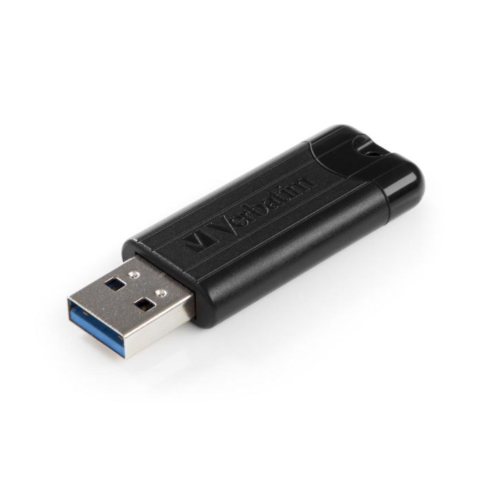 Verbatim Pendrive Pinstripe 32 grb High Speed Retráctil Usb 3.2 Negro 2 Verbatim Pendrive Pinstripe 32 grb High Speed Retráctil Usb 3.2 Negro 2