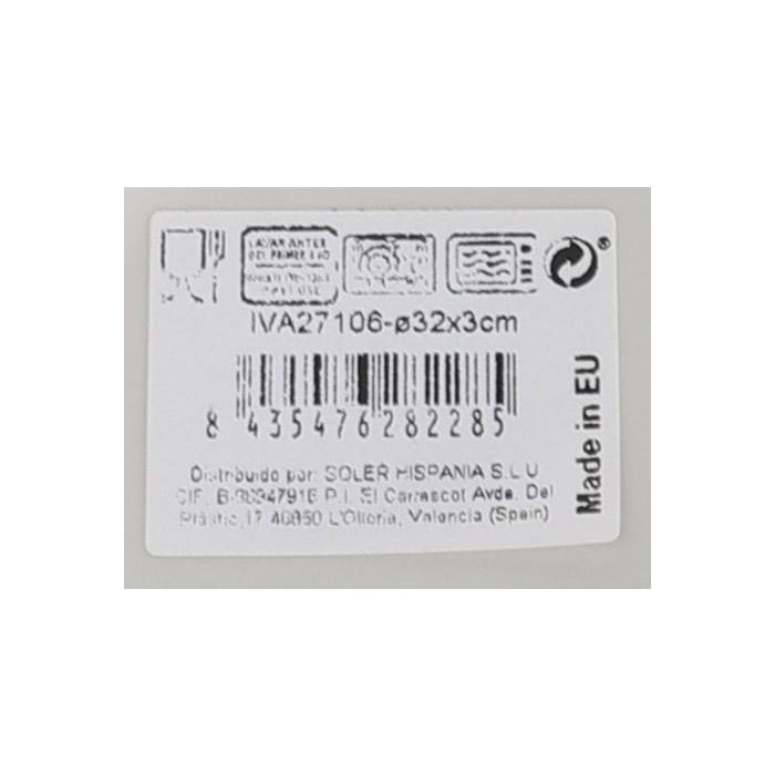 Fuente Redonda Ivar Nordic Brillo 32 cm - Inde (6 Unidades) 2 Fuente Redonda Ivar Nordic Brillo 32 cm - Inde (6 Unidades) 2