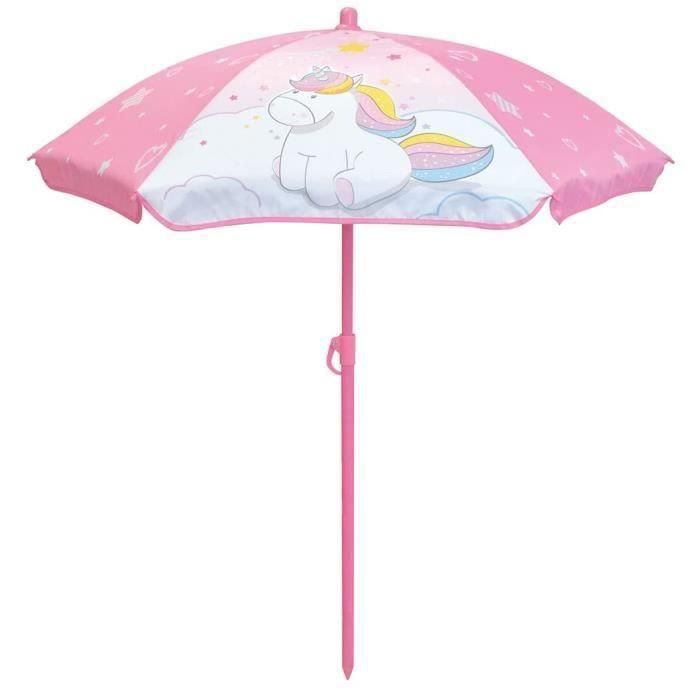 Mesa de picnic de pino Unicornio con sombrilla - FUN HOUSE - Al.53 x L.95 x P.75 cm - Para niños 2