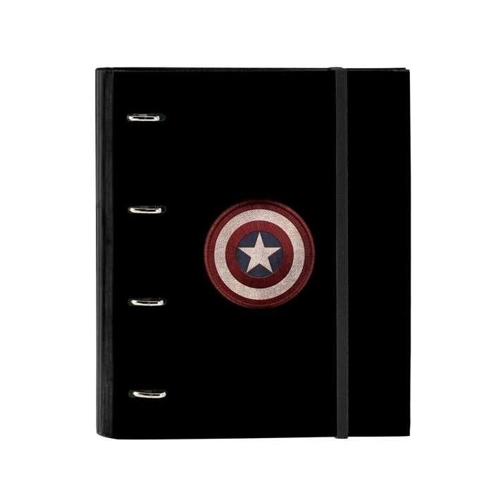 Carpeta Con Recambio Safta Din A4 Tapa Forrada 100 H 60 gr Cuadro 5 mm Capitan America Teen 270x35x320 mm 3 Carpeta Con Recambio Safta Din A4 Tapa Forrada 100 H 60 gr Cuadro 5 mm Capitan America Teen 270x35x320 mm 3