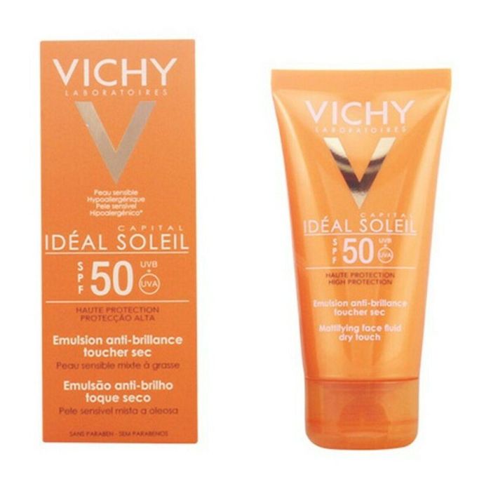 Vichy Idéal Soleil Emulsion Anti-Brillance Toucher Sec Spf50