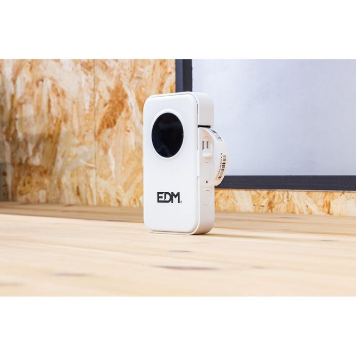 Edm Impresora etiquetadora térmica bluetooth mini, recargable USB-C, incluye rollo de papel continuo 9