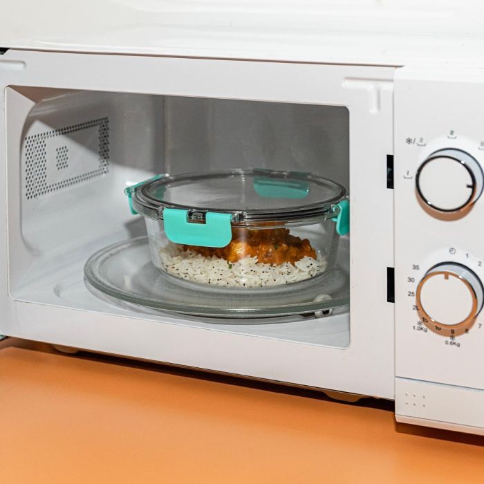 Quid Recipiente Hermético Vidrio Purity 64 cL 15.8x7 cm Transparente Apto Microondas Congelador 4