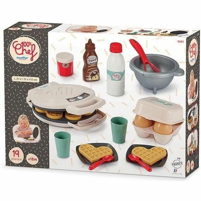 Ecoiffier ECO3280250025313 Juego de Imitación de Cocina La Gofrera para Niños a partir de 18 Meses Ecoiffier ECO3280250025313 Juego de Imitación de Cocina La Gofrera para Niños a partir de 18 Meses