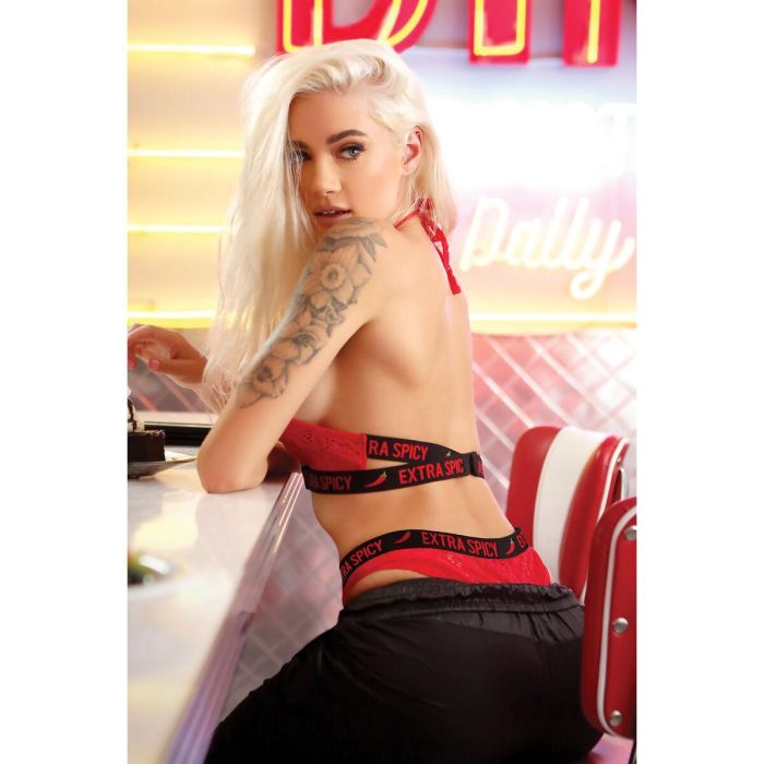 Conjunto de Lencería Fantasy Lingerie Rojo (M/L) 1 Conjunto de Lencería Fantasy Lingerie Rojo (M/L) 1