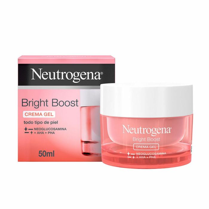 Neutrogena PR-0000816 BRIGHT BOOST Crema Gel Facial Hidratante Antimanchas Antienvejecimiento Luminosidad con Neoglucosamina 50 ml