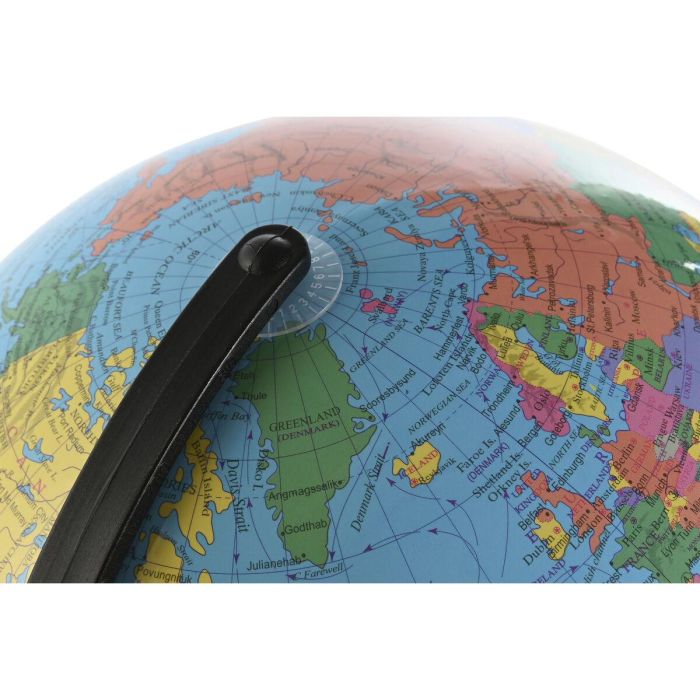 Globo Terraqueo Home ESPRIT Azul Negro PVC 33 x 32 x 41 cm 3