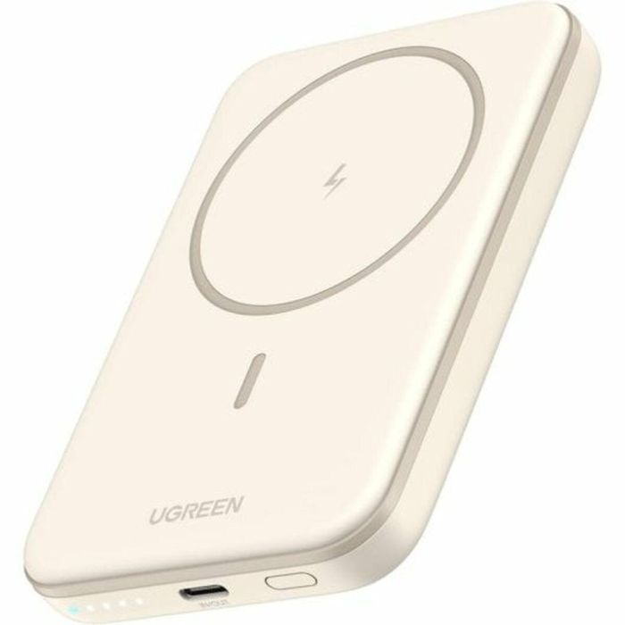 Ugreen 25207 Batería Externa Magnética 5000 mAh Qi 15W y PD 15W USB-C Compatible iPhone/Galaxy Negro