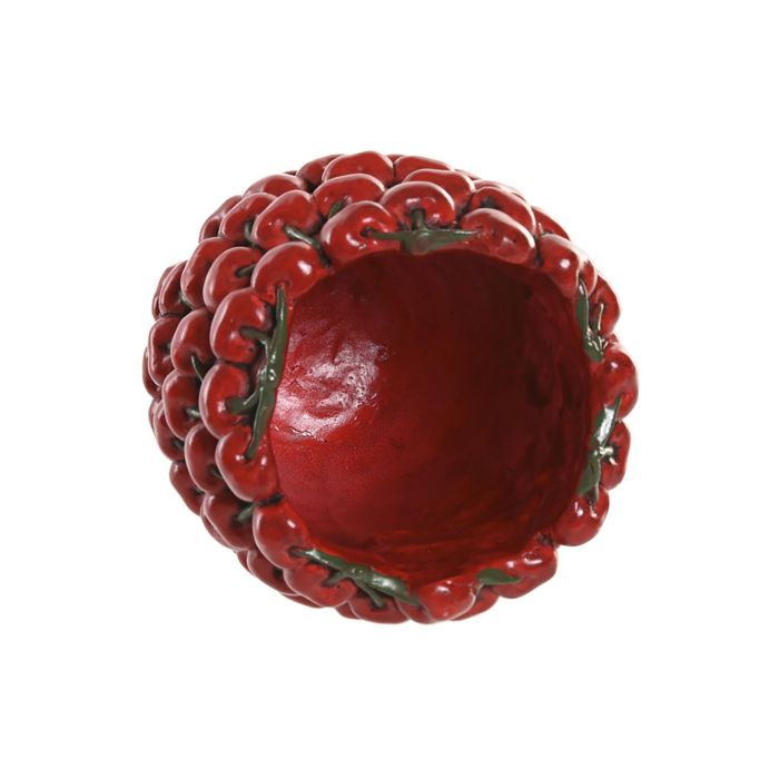 Jarron Tropical DKD Home Decor Rojo 18 x 25 x 18 cm (4 Unidades) 2