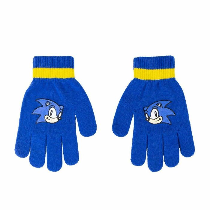 Guantes Sonic Azul 2-8 Años 0 Guantes Sonic Azul 2-8 Años 0