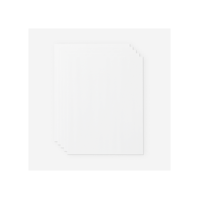 Cricut 2010393 Lámina de Vinilo de Transferencia Térmica Joy Xtra Iron-On Liso Multicolor, 5 Hojas