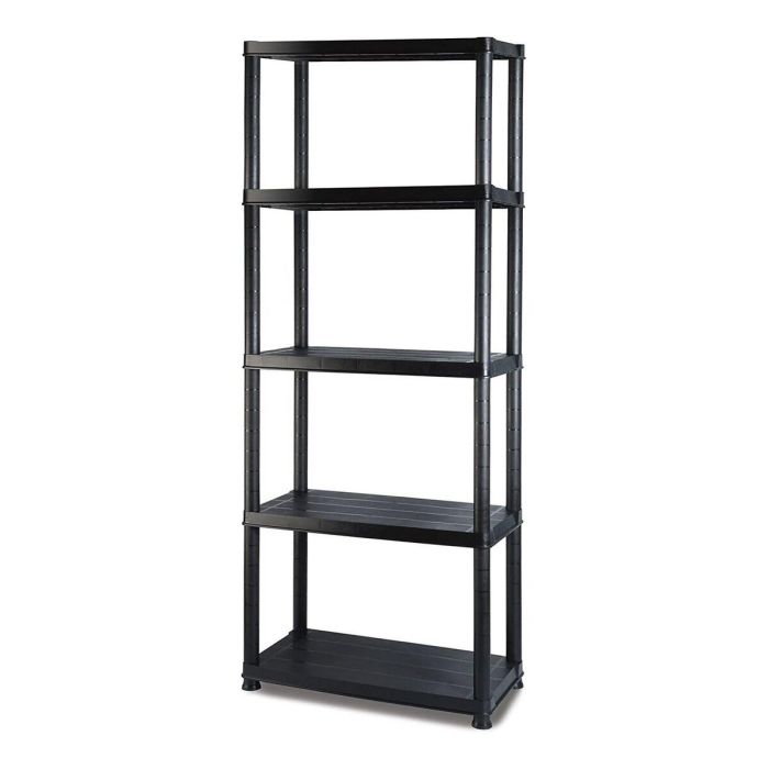 Marbueno Estanteria 5 Baldas Plastico Negro 61x31x171 cm Jardin 10538 0 Marbueno Estanteria 5 Baldas Plastico Negro 61x31x171 cm Jardin 10538 0
