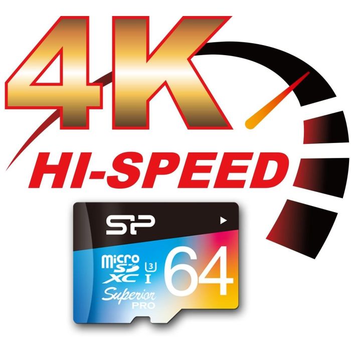 CARD Micro 64GB Silicon Power UHS1(U3) Superior Pro Col+Ad 2 CARD Micro 64GB Silicon Power UHS1(U3) Superior Pro Col+Ad 2