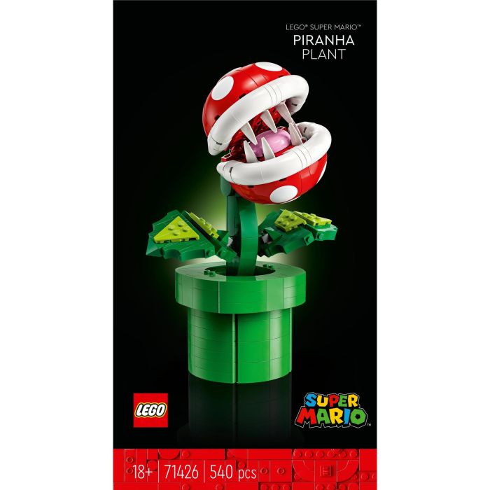 LEGO 71426 Super Mario Planta Piraña: Figura Articulada con Tubo y 2 Piezas, Modelo para Adultos 10 LEGO 71426 Super Mario Planta Piraña: Figura Articulada con Tubo y 2 Piezas, Modelo para Adultos 10