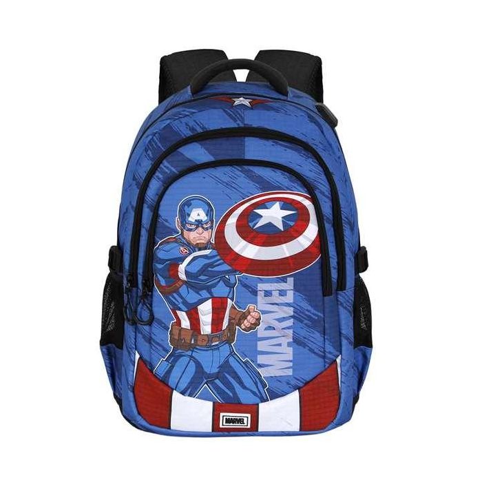 Karactermania Mochila Capitán América Run. Plus Fan 44x34x21 cm Ripstop 1