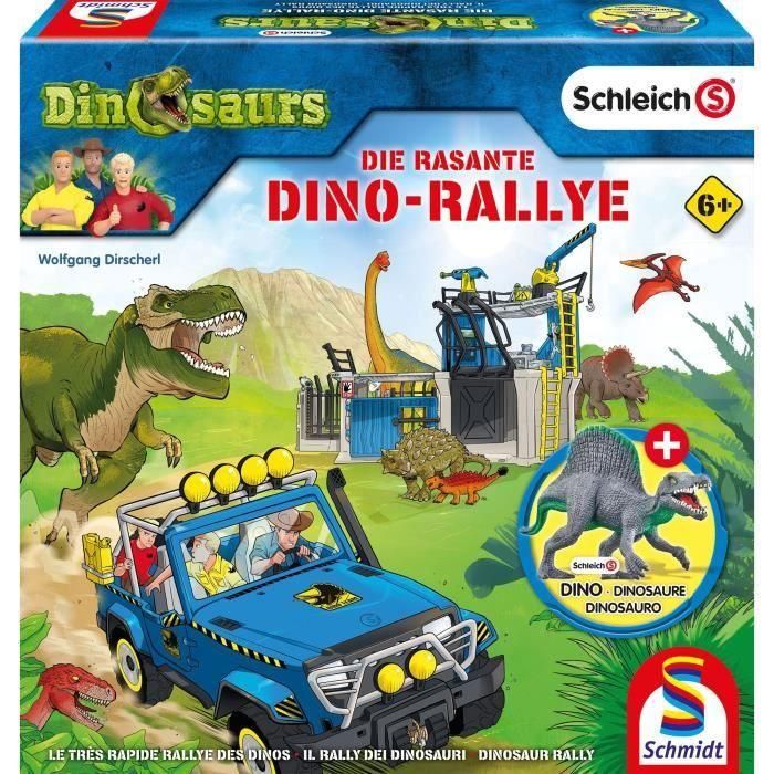 Dino-Rallye Schleich - Juego de mesa - SCHMIDT SPIELE Dino-Rallye Schleich - Juego de mesa - SCHMIDT SPIELE