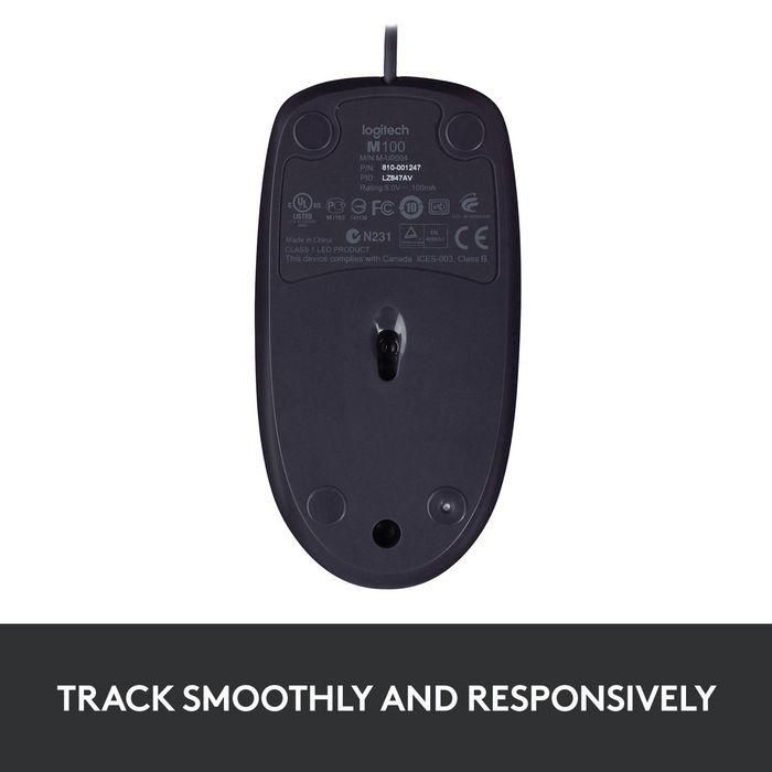 Logitech 1000 DPI, Optical, USB, 3 buttons 12 Logitech 1000 DPI, Optical, USB, 3 buttons 12