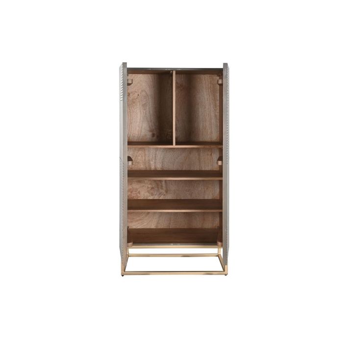 Armario DKD Home Decor 70 x 38 x 140 cm Dorado Madera Gris oscuro 2 Armario DKD Home Decor 70 x 38 x 140 cm Dorado Madera Gris oscuro 2