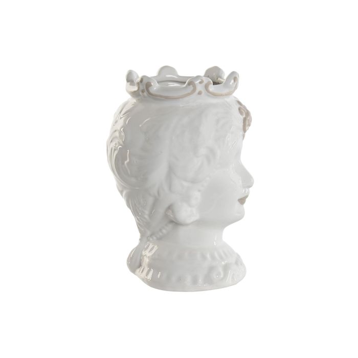 DKD Home Decor Macetero Mediterraneo Sicilia 2024 Blanco Beige Porcelana 10 x 14.5 x 10 cm (4 Unidades) 1 DKD Home Decor Macetero Mediterraneo Sicilia 2024 Blanco Beige Porcelana 10 x 14.5 x 10 cm (4 Unidades) 1