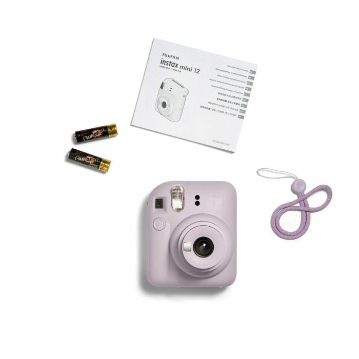 Fujifilm Instax Mini 12 Cámara Instantánea con Flash Automático, Modo Selfie, Azul Pastel 2 Fujifilm Instax Mini 12 Cámara Instantánea con Flash Automático, Modo Selfie, Azul Pastel 2