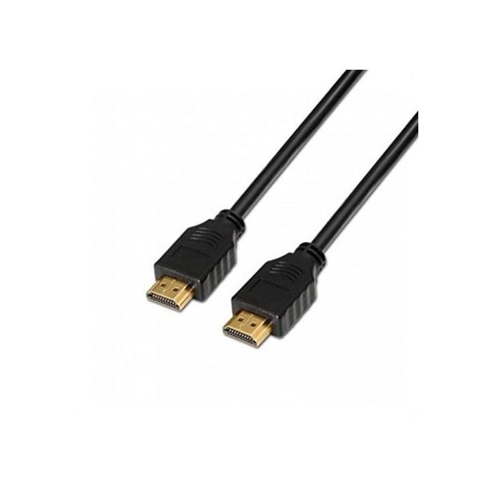 Nanocable 10.15.1703 Cable HDMI v1.4 Alta Velocidad Macho-Macho 3m Negro con soporte 4K, 3D, ARC, Dolby True-HD y DTS-HD 3