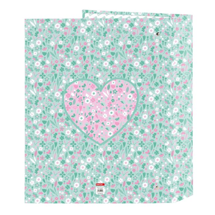 Carpeta de anillas Safta Cuore Menta A4 27 x 33 x 6 cm 0 Carpeta de anillas Safta Cuore Menta A4 27 x 33 x 6 cm 0
