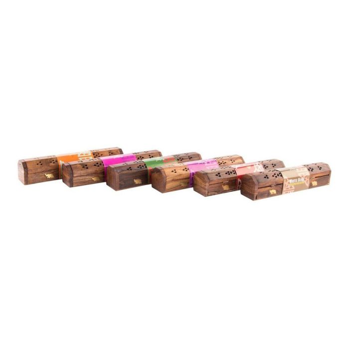 Soporte Incienso DKD Home Decor 8 x 8 x 26 cm Set de 20 (6 Unidades) 1