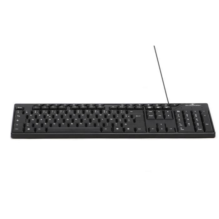 Pack Teclado y Ratón - BLUESTORK - MEDIA OFFICE - Con cable - Azerty - Compatible con Windows - Negro 2 Pack Teclado y Ratón - BLUESTORK - MEDIA OFFICE - Con cable - Azerty - Compatible con Windows - Negro 2