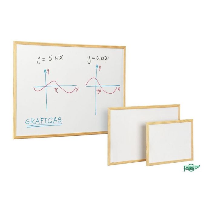 Faibo Pizarra Blanca Económica 60x90 cm Marco De Madera 0 Faibo Pizarra Blanca Económica 60x90 cm Marco De Madera 0
