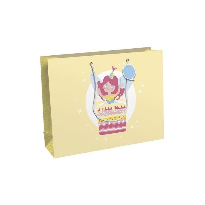 Bolsa De Papel Clairefontaine Excellia Shopping 37.3X11.8X27.5Cm Fairy Pack De 6
