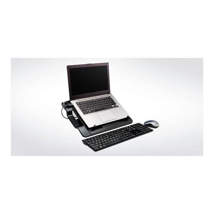 Cooler Master NotePal Ergostand III Base Refrigeradora Portátil 17", Ventilador 23cm 72CFM, USB 2.0 Hub 4 Puertos, Negro, Metal/Plástico 4 Cooler Master NotePal Ergostand III Base Refrigeradora Portátil 17", Ventilador 23cm 72CFM, USB 2.0 Hub 4 Puertos, Negro, Metal/Plástico 4