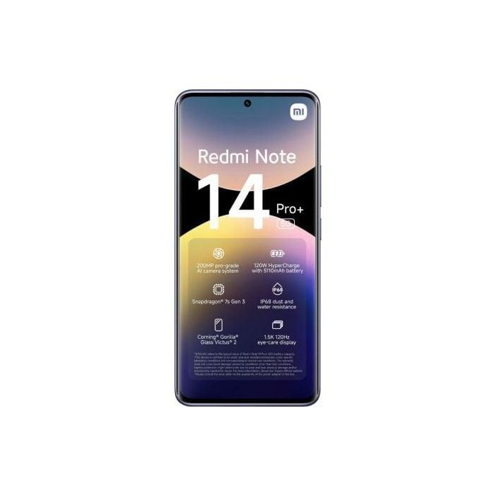 Xiaomi Redmi Note 14 Pro+ 5G Cámara 200MP OIS, Pantalla AMOLED 1.5K 120Hz, Carga Rápida 120W, Snapdragon 7s Gen 3 1 Xiaomi Redmi Note 14 Pro+ 5G Cámara 200MP OIS, Pantalla AMOLED 1.5K 120Hz, Carga Rápida 120W, Snapdragon 7s Gen 3 1