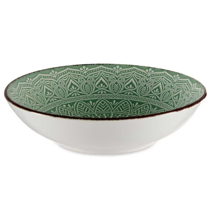 Plato Relieve Hondo Verde 20Cm Vessia (24 Unidades) 2 Plato Relieve Hondo Verde 20Cm Vessia (24 Unidades) 2