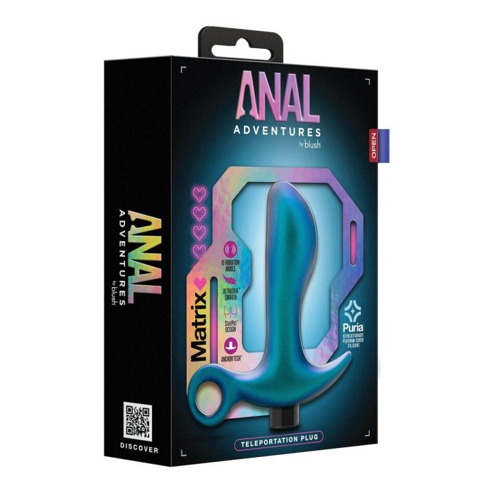 Plug Anal Blush ADVENTURES MATRIX TELEPORTATION Azul 1 Plug Anal Blush ADVENTURES MATRIX TELEPORTATION Azul 1