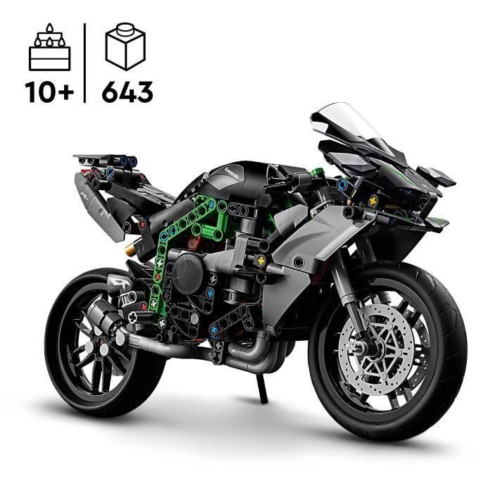 LEGO 42170 Technic Moto Kawasaki Ninja H2R, Maqueta de Construcción, Juguete Regalo Niños 1