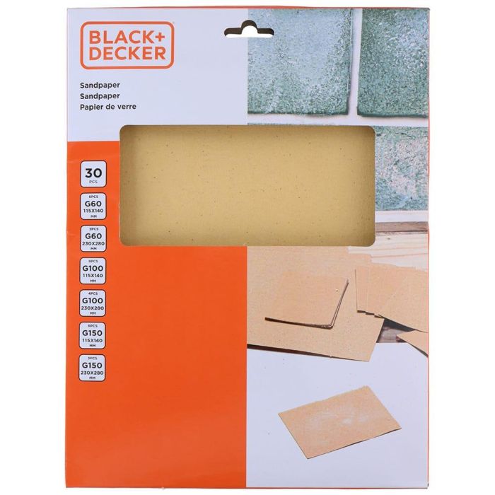 Papel de lija, 30 piezas 1