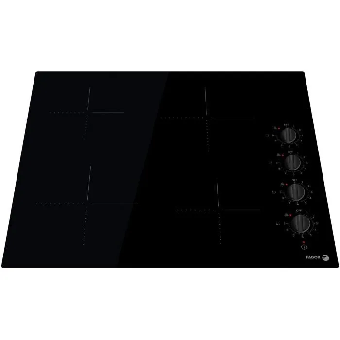 Fagor Placa Vitrocerámica FAVM3540 4 Fuegos Negro 56 cm x 49 cm 2 Fagor Placa Vitrocerámica FAVM3540 4 Fuegos Negro 56 cm x 49 cm 2