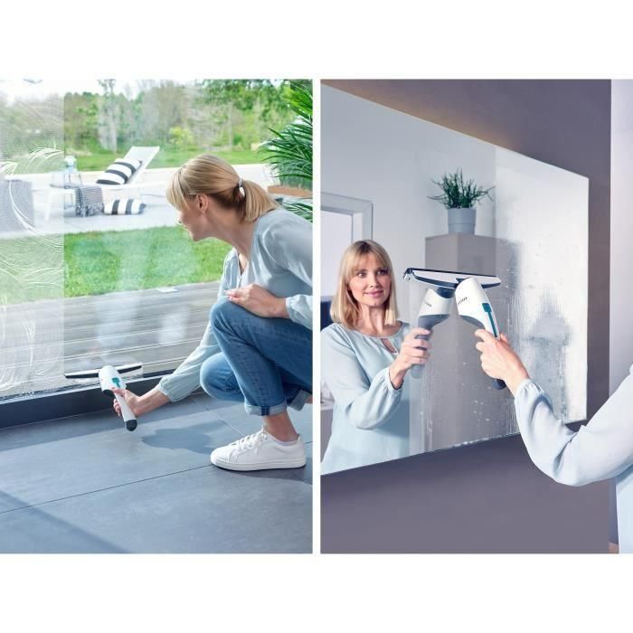 LEIFHEIT 51030 - Juego de aspirador de ventanas Nemo - Depósito de 60ml - Autonomía de 45min - IPX7 - Diseño ergonómico y delgado - Resistente al agua 4 LEIFHEIT 51030 - Juego de aspirador de ventanas Nemo - Depósito de 60ml - Autonomía de 45min - IPX7 - Diseño ergonómico y delgado - Resistente al agua 4