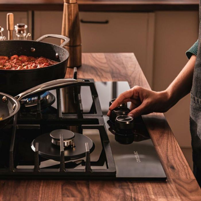 Placa de Gas Cecotec Bolero Squad G 3200F 6250 W 58 x 51 cm 3 Placa de Gas Cecotec Bolero Squad G 3200F 6250 W 58 x 51 cm 3