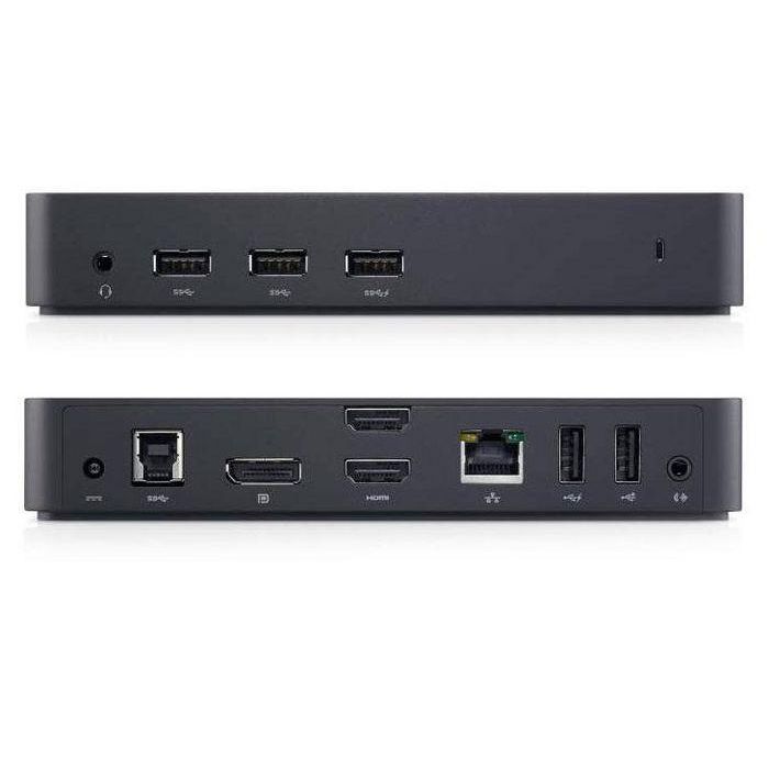 Dell D3100 EU Estación de Acoplamiento USB 3.0 Ultra HD 4K Triple Video para Portátil, 3 Monitores, 3x USB 3.0, Ethernet 0 Dell D3100 EU Estación de Acoplamiento USB 3.0 Ultra HD 4K Triple Video para Portátil, 3 Monitores, 3x USB 3.0, Ethernet 0
